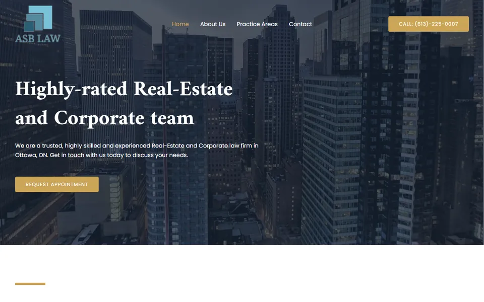 The ASB Law website